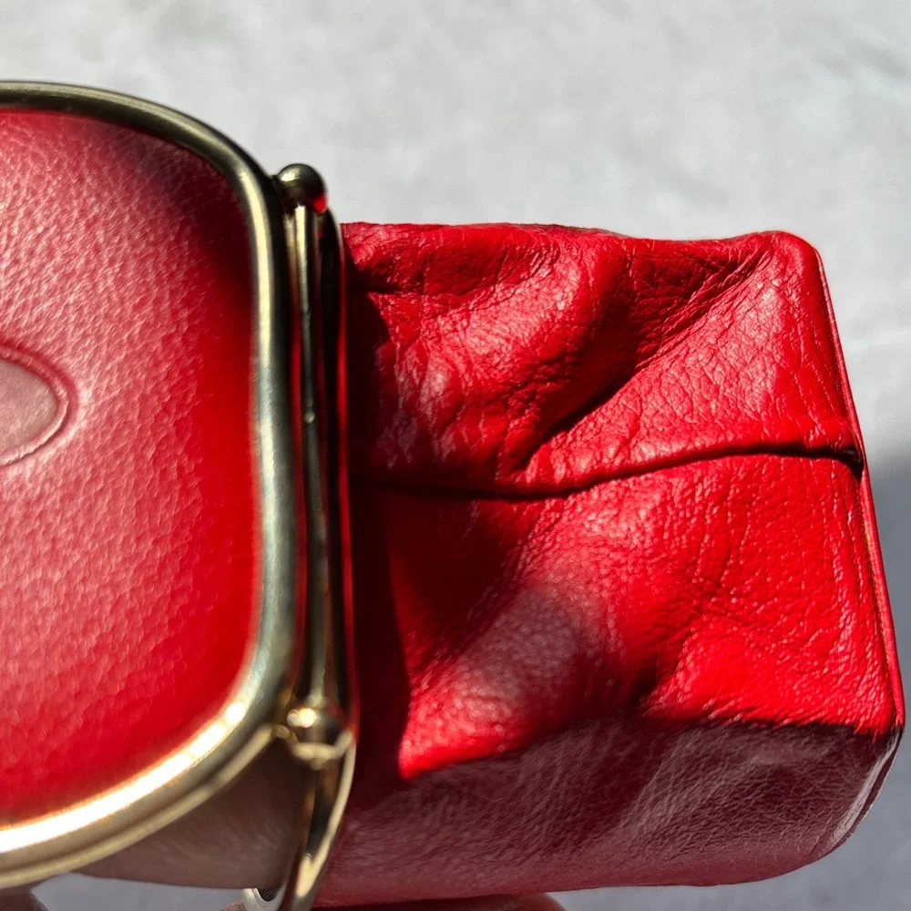 Vintage Dior Red and Gold Women's Jewelry Storage bag - Picture 11 of 16